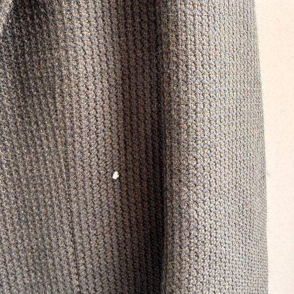 Pierre Balmain | Green & Black Plaid Blazer | Size Large | Wool-Alpaca‎ Blend - Picture 3 of 9